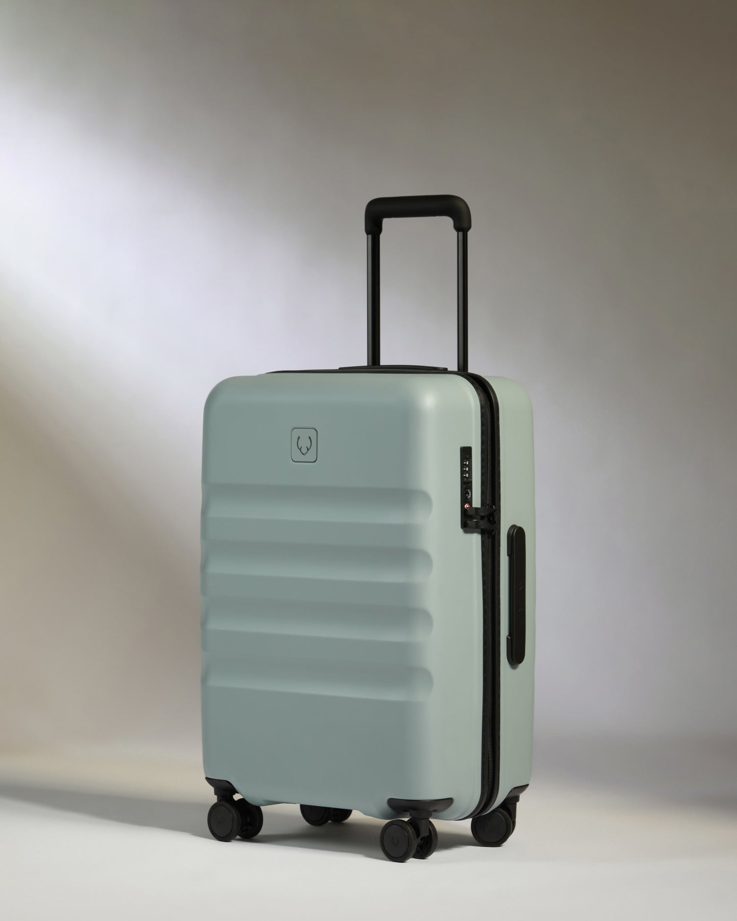 Large Carry-on Luggage Set in Mist Blue - Icon Stripe