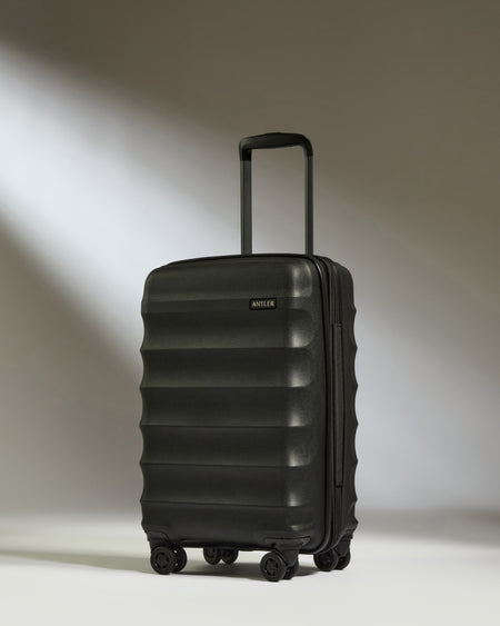 Juno Expandable Carry-On Luggage in Black