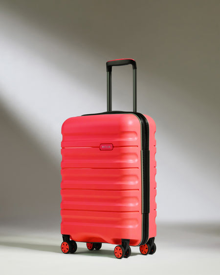 Expandable Carry-on Luggage in Red - Lincoln