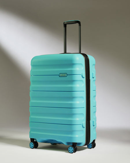 Medium Suitcase in Teal - Lincoln