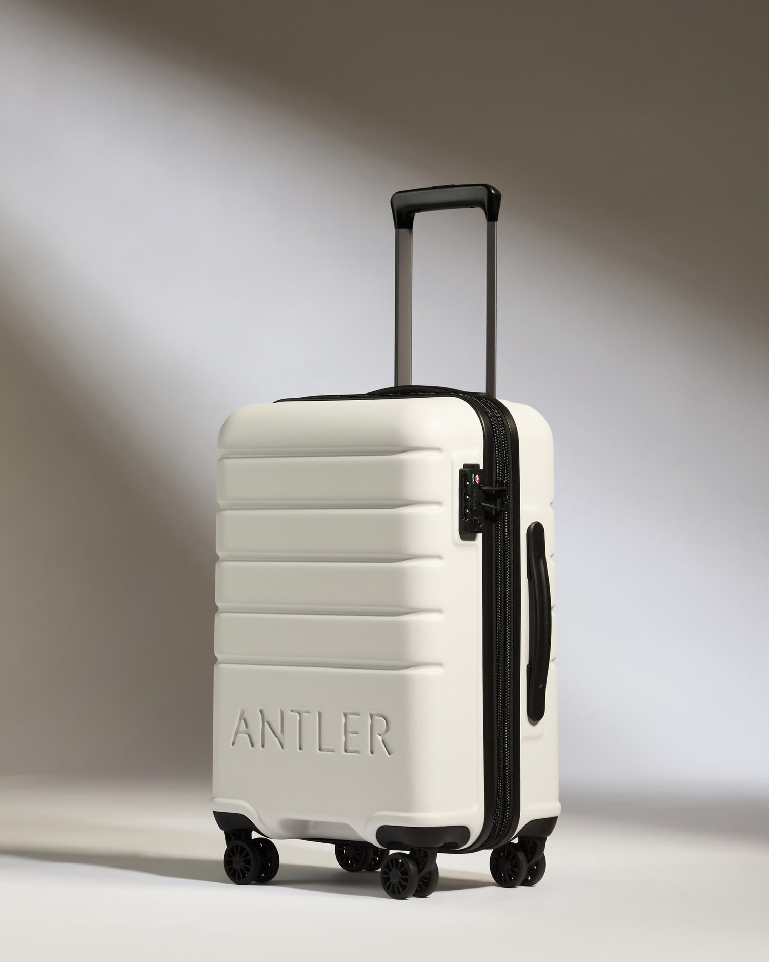 Expandable Carry-on Luggage in Arctic Grey - Logo