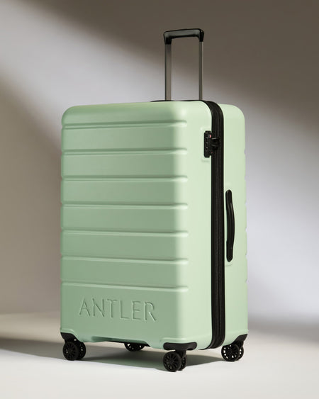 Large Luggage in Aspen Green - Logo