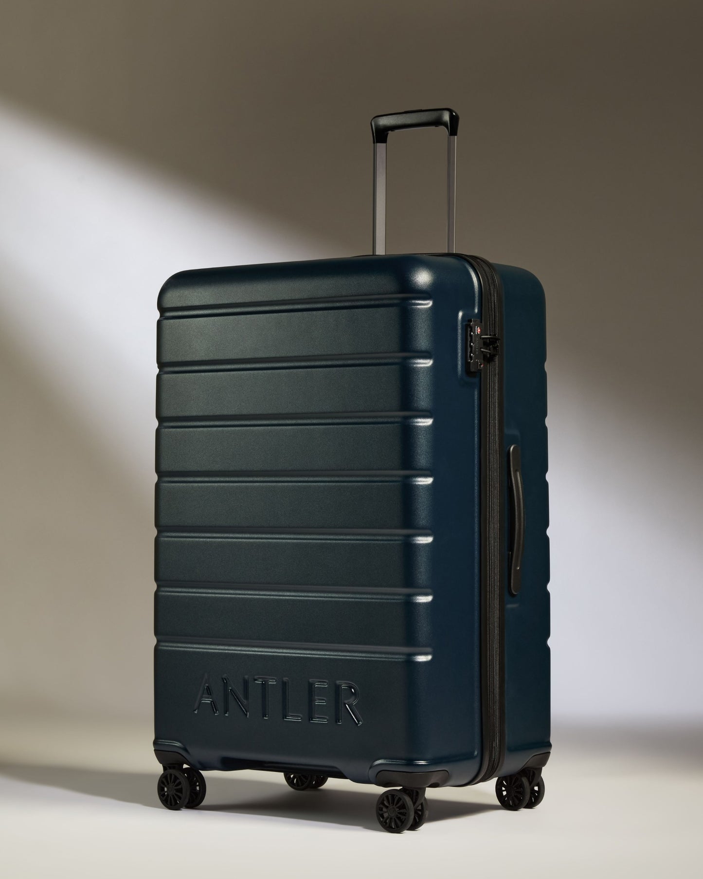 Expandable Carry-on Luggage Set in Midnight Blue - Logo