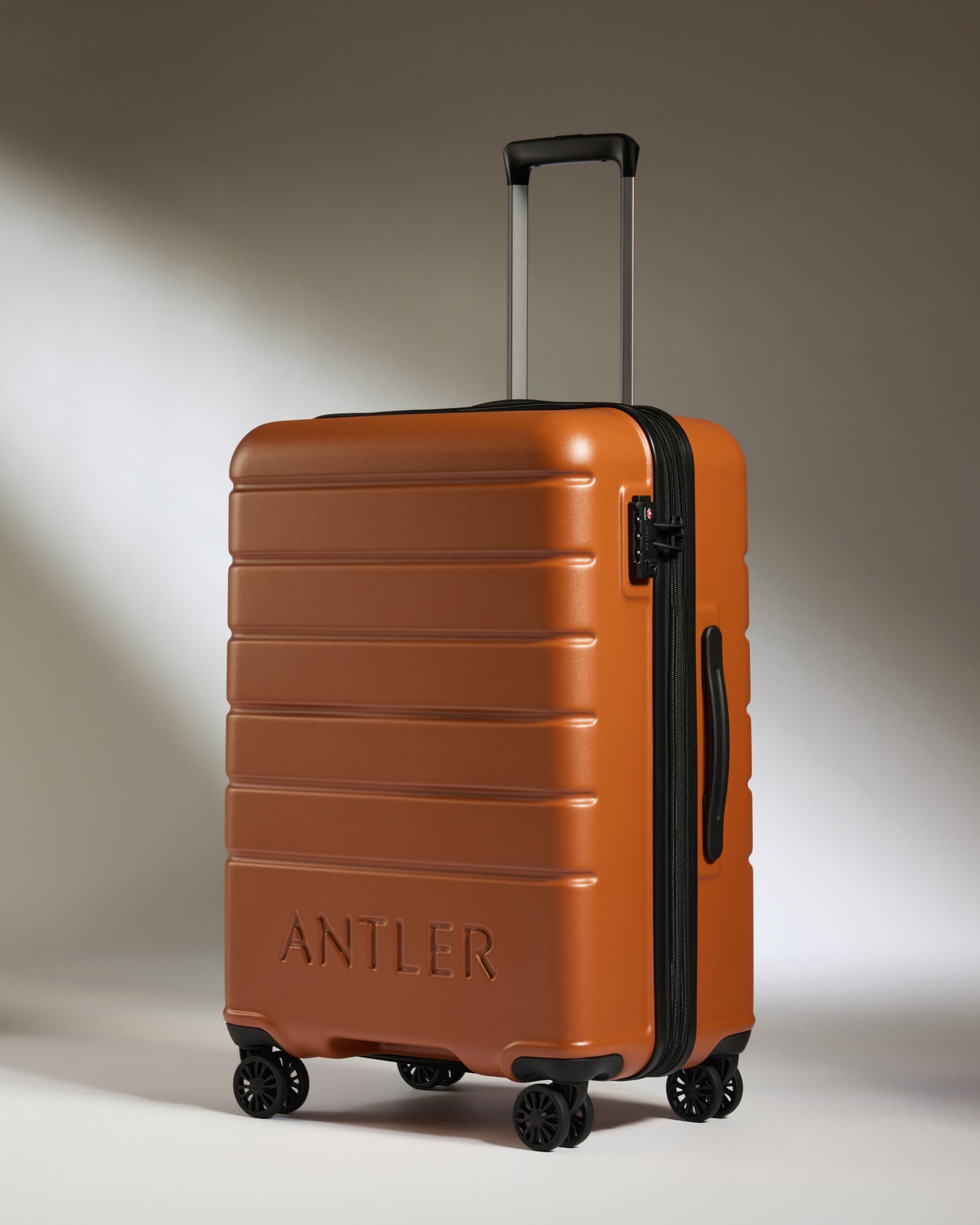 Medium Luggage in Amber - Logo