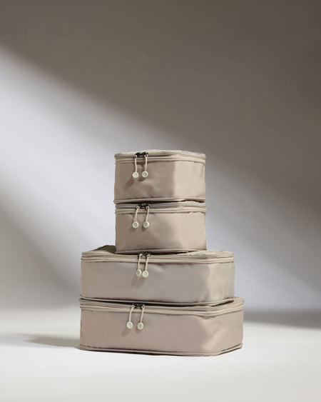 Packing Cubes in Taupe - Set of 4