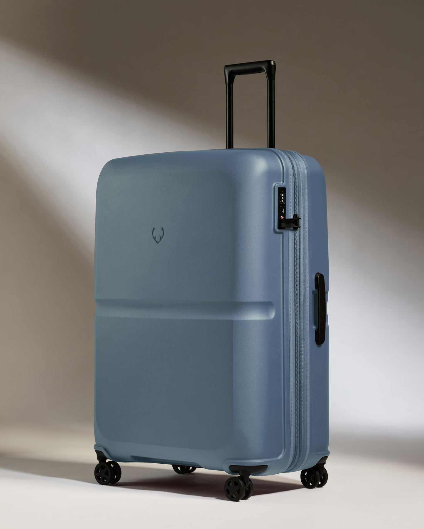 Large Luggage in Cove Blue - Single Stripe