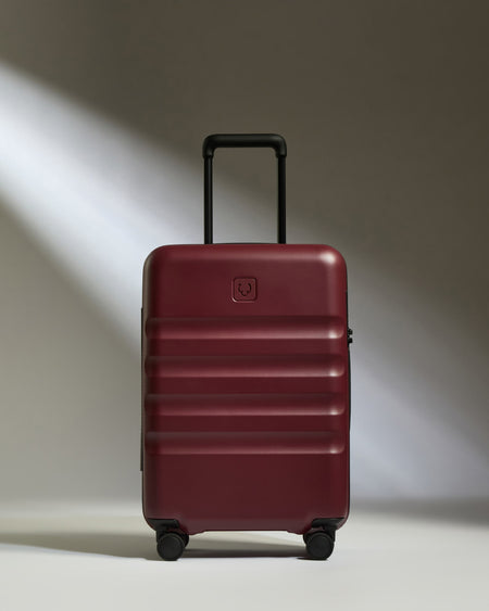 Large Carry-on Luggage in Cedar Red - Icon Stripe