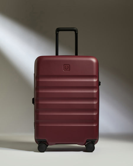 Medium Luggage in Cedar Red - Icon Stripe