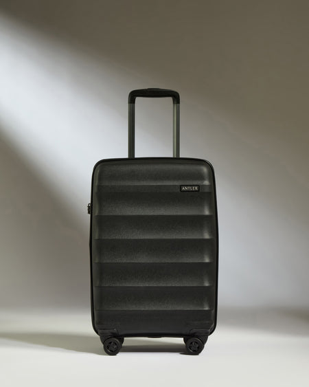 Juno Expandable Carry-On Luggage in Black