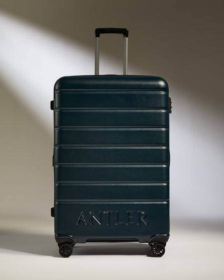 Large Suitcase in Midnight Blue - Logo