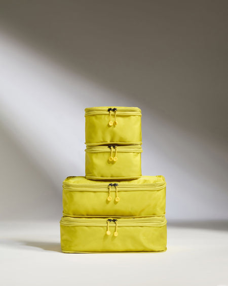 Packing Cubes in Gorse Yellow - Set of 4