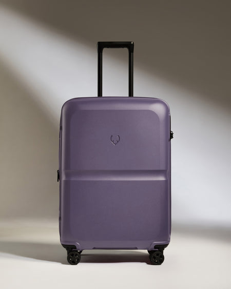 Medium Luggage in Thistle Purple - Single Stripe