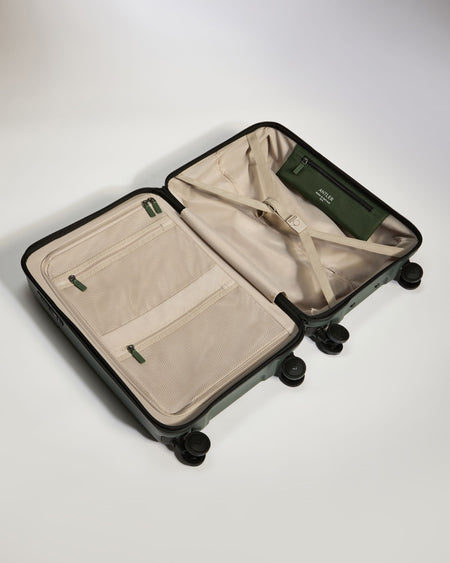 Large Carry-on Luggage in Antler Green - Icon Stripe