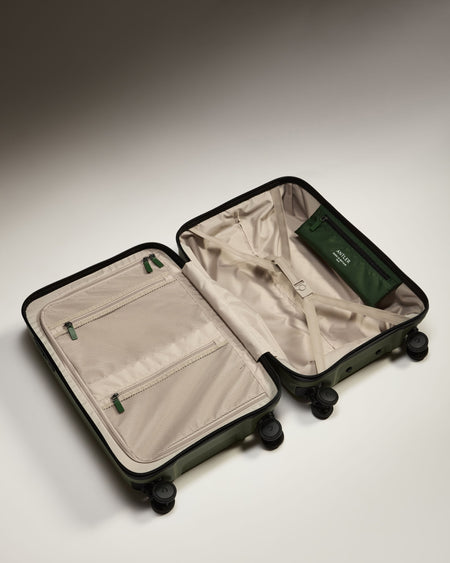 Large Carry-on Luggage in Fern Green - Icon Stripe