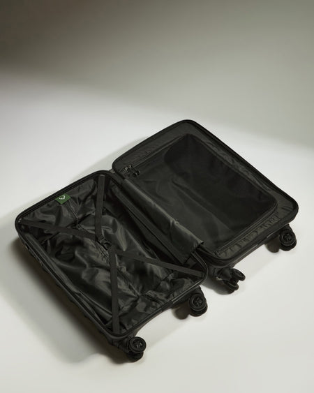 Juno Expandable Carry-On Luggage in Black