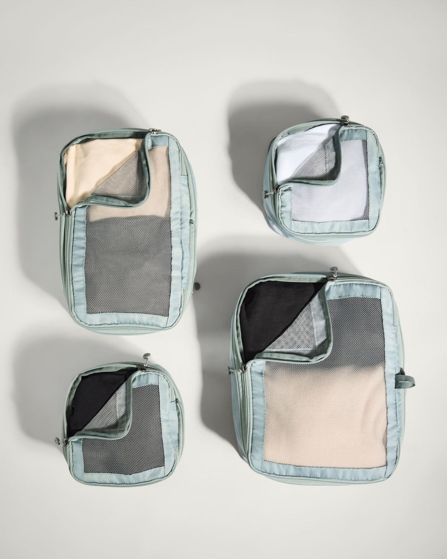 Packing Cubes in Mist Blue - Set of 4