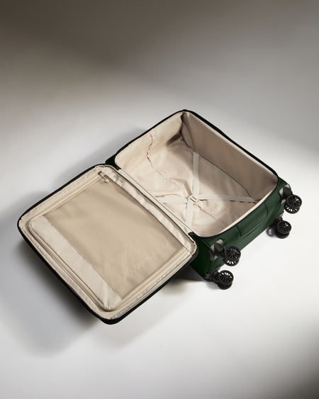 Lightest Medium Luggage in Antler Green - Soft Stripe