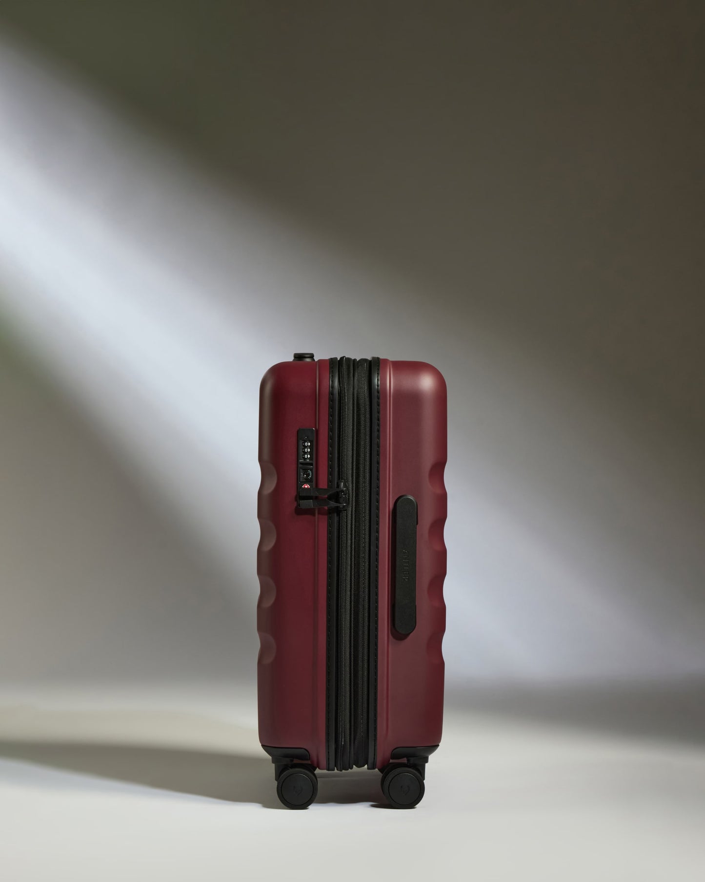 Expandable Carry-on Luggage in Cedar Red - Icon Stripe