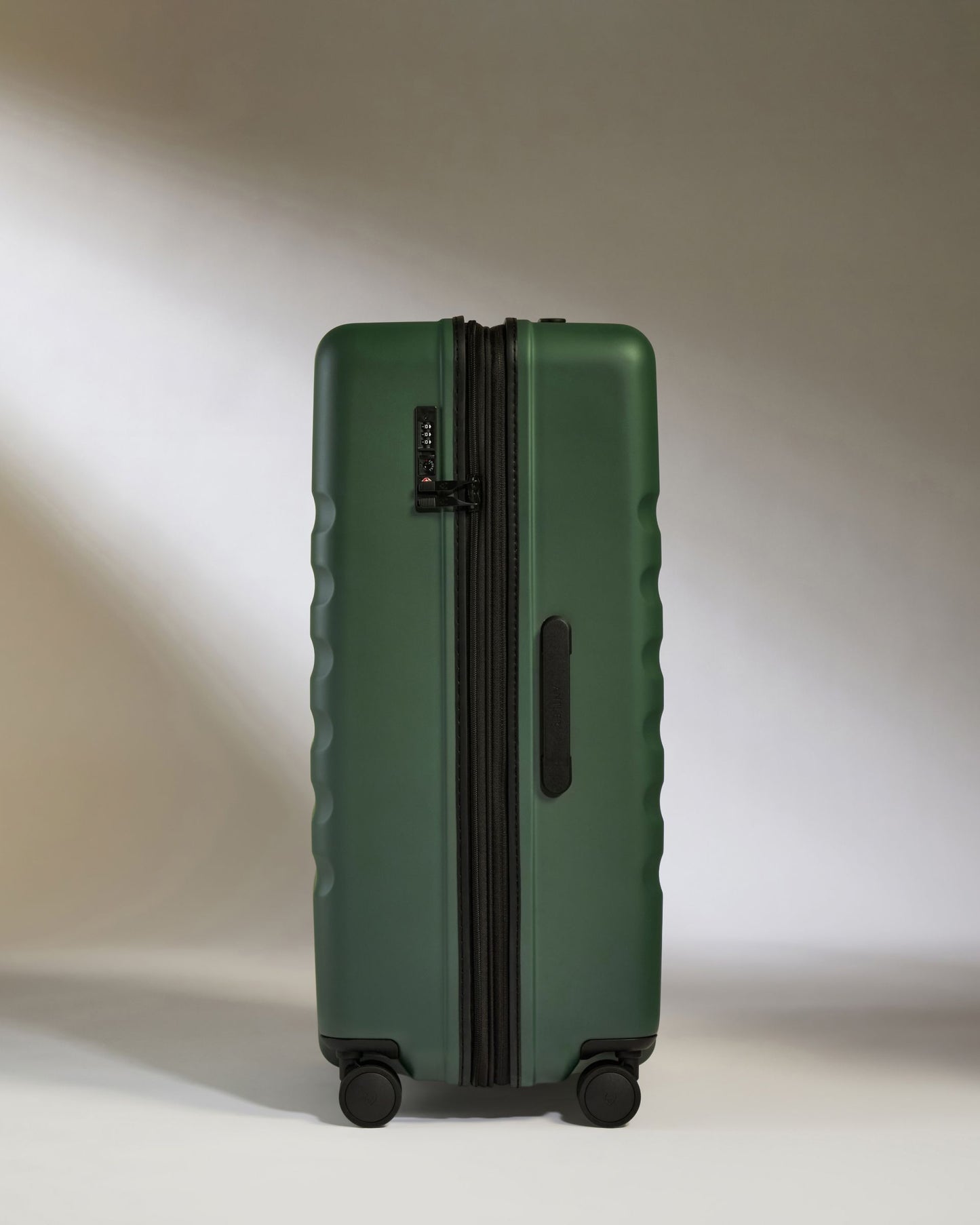 Large Suitcase in Antler Green - Icon Stripe