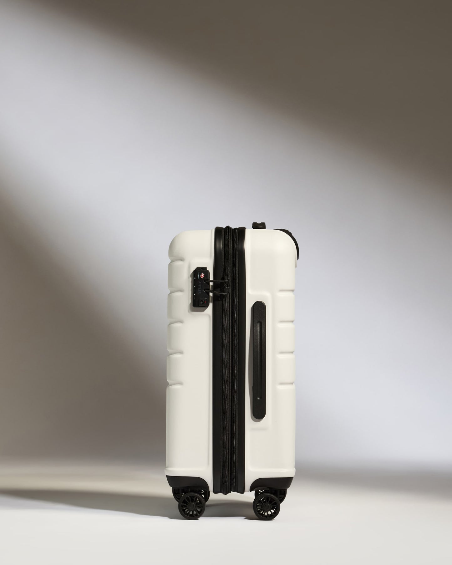 Expandable Carry-on Luggage in Arctic White - Logo