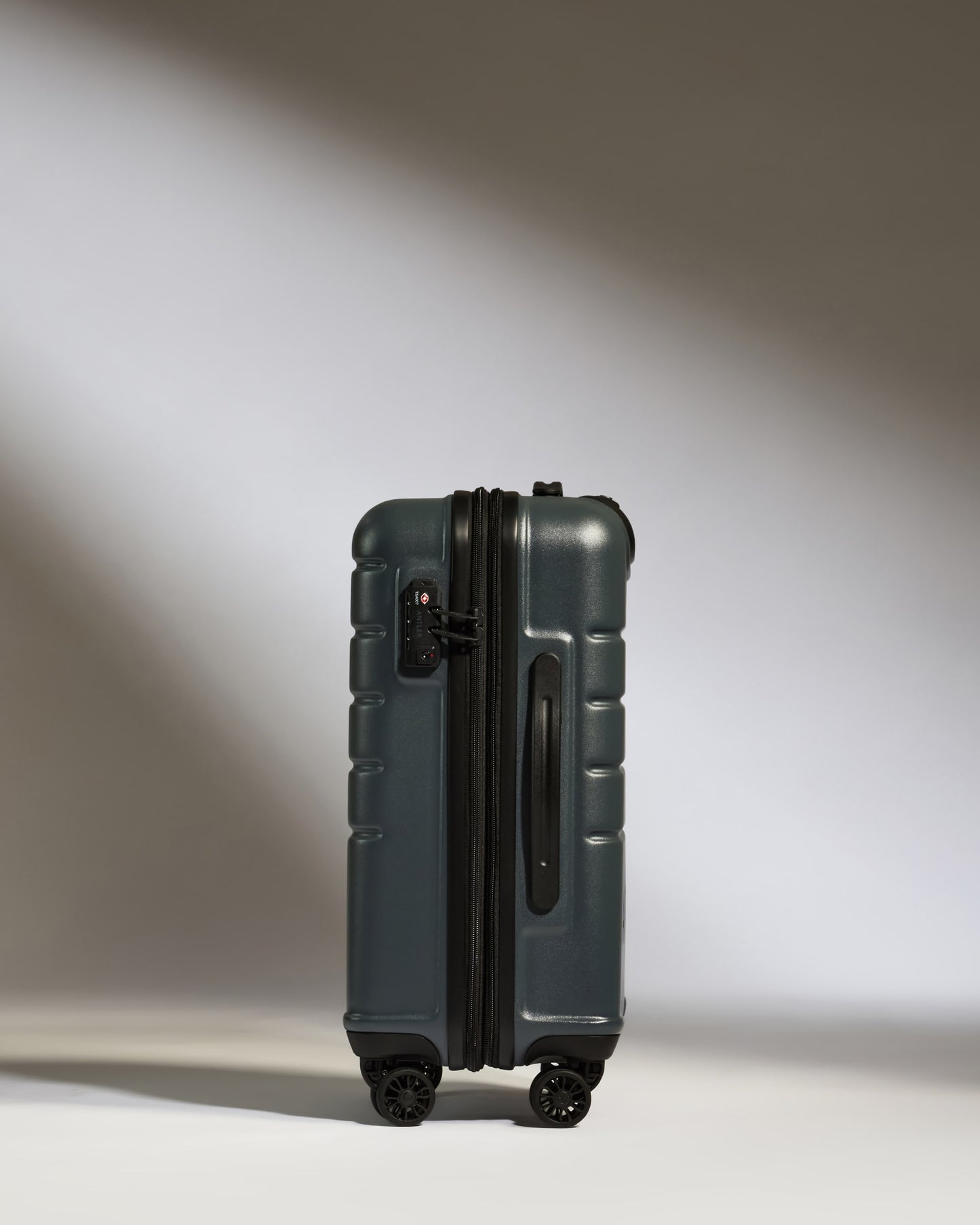 Expandable Carry-on Luggage in Granite Grey - Logo