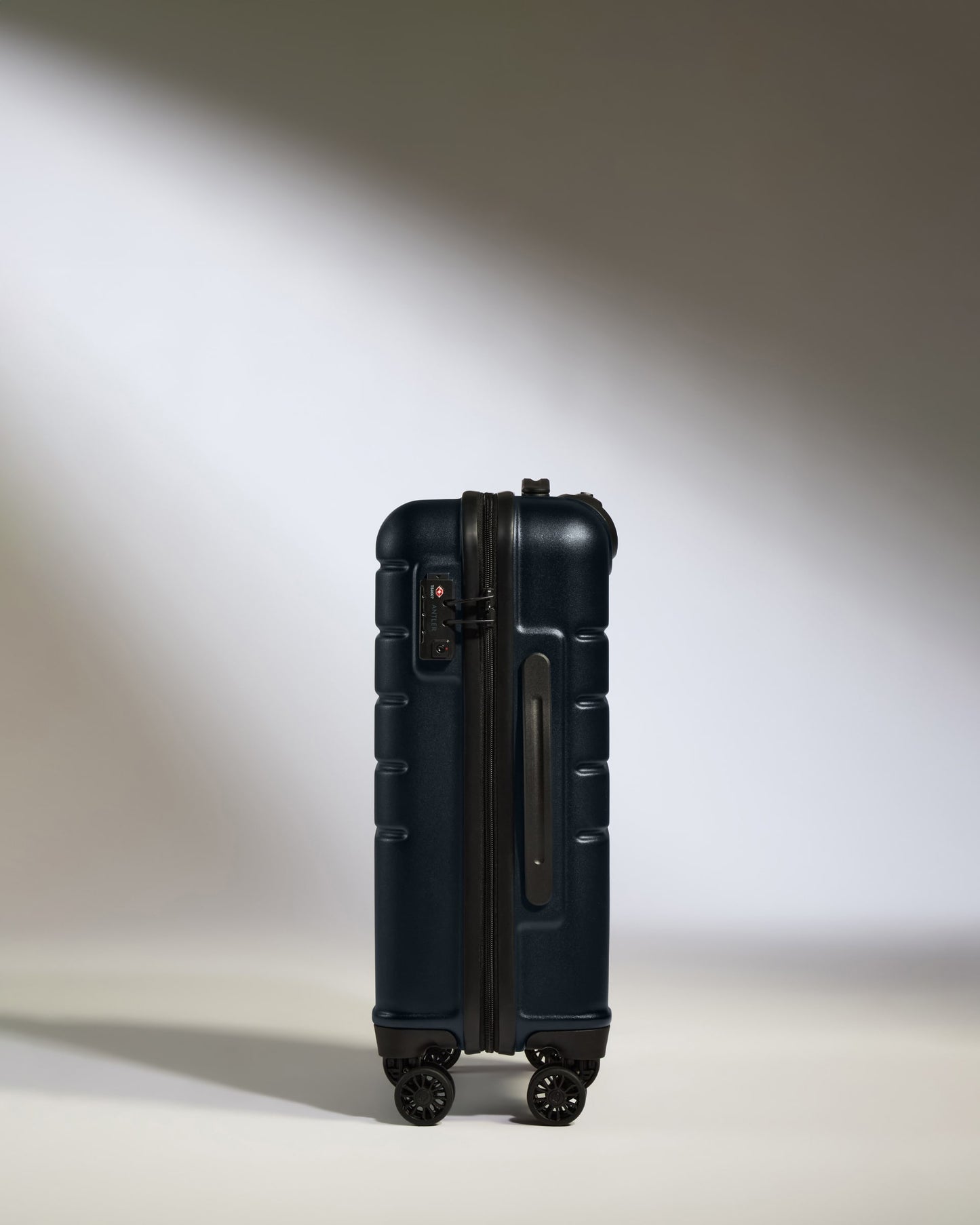 Expandable Carry-on Luggage in Dark Navy - Logo