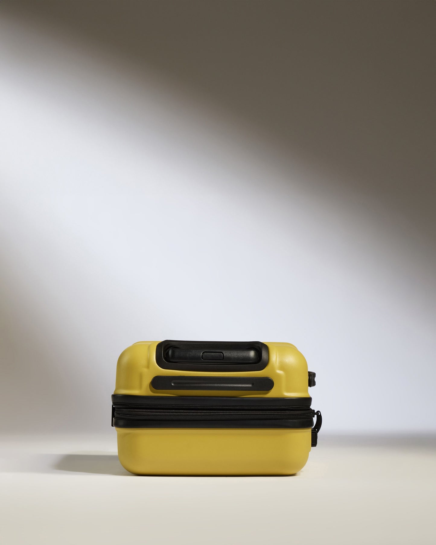 Expandable Carry-on Luggage in Mustard Yellow - Logo