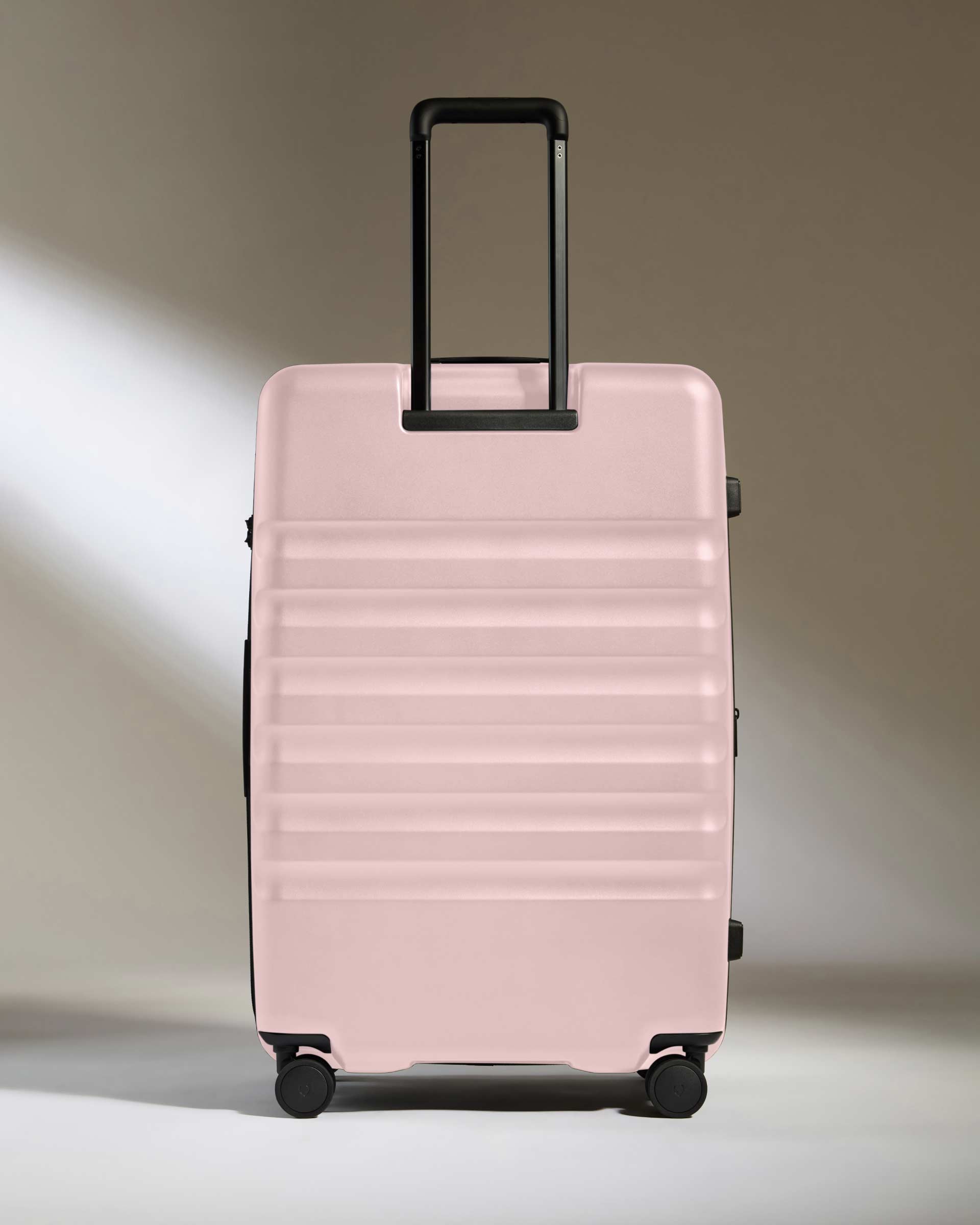 Large Suitcase in Pink Icon Stripe Lightweight Hard Shell Suitcase Antler Luggage Australia