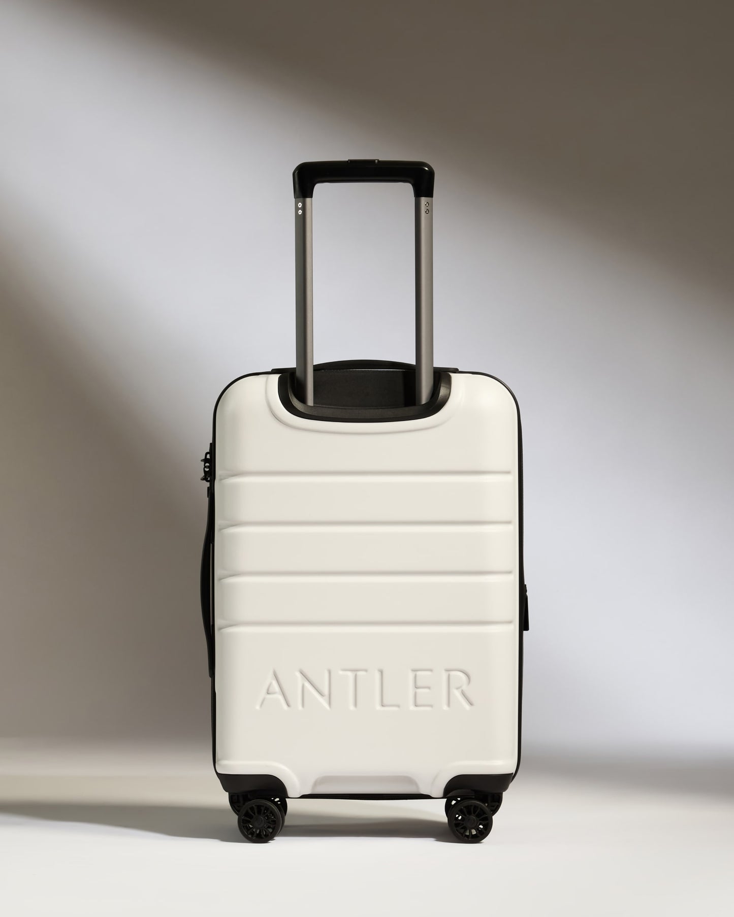 Expandable Carry-on Luggage in Arctic White - Logo