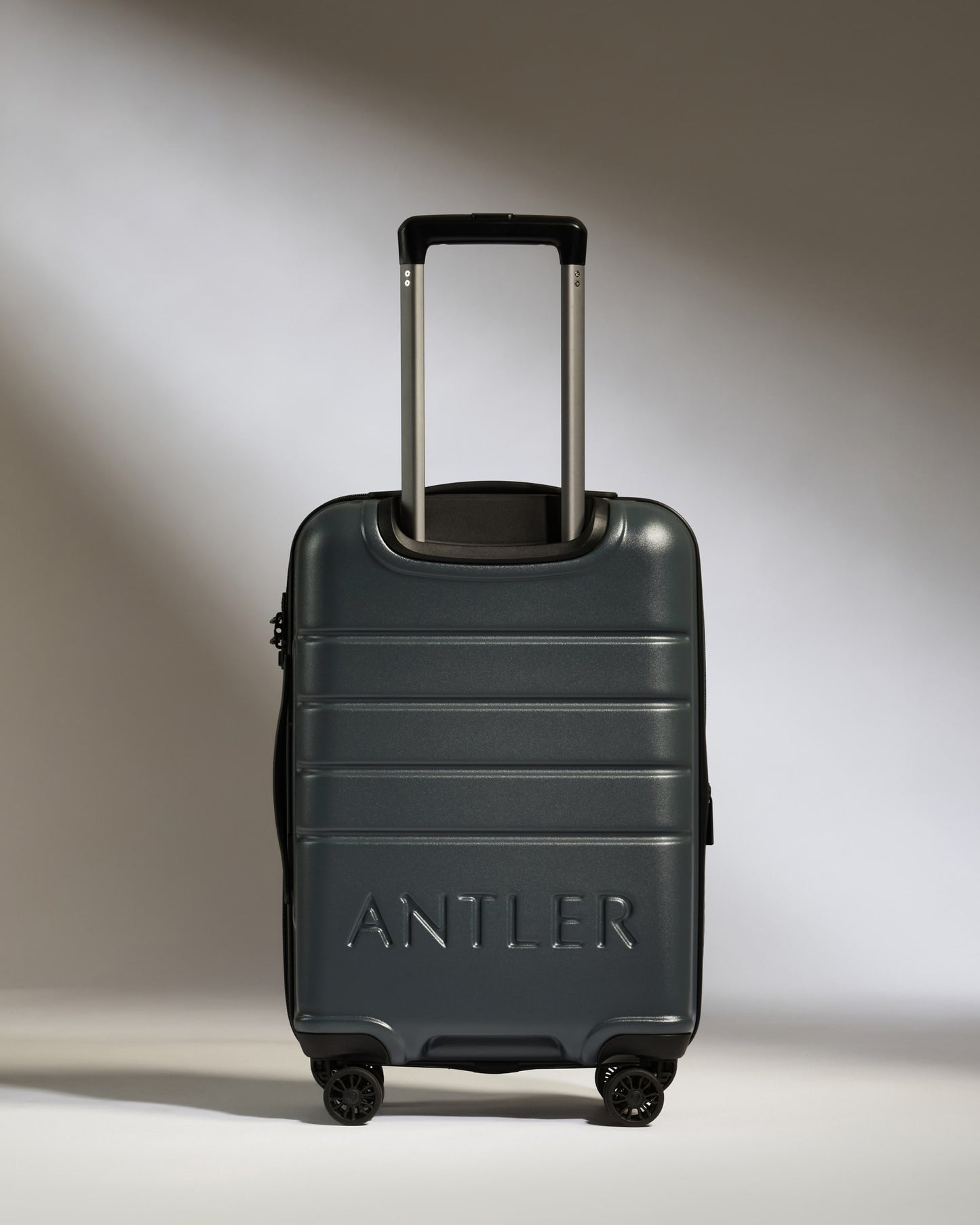 Expandable Carry-on Luggage in Granite Grey - Logo