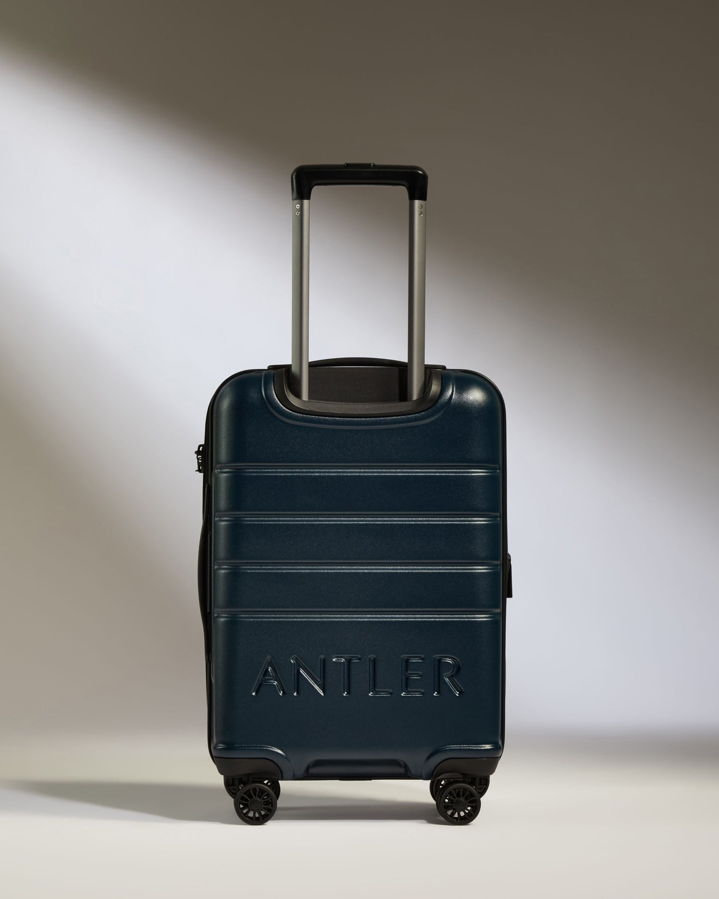 Expandable Carry-on Luggage in Midnight Blue - Logo