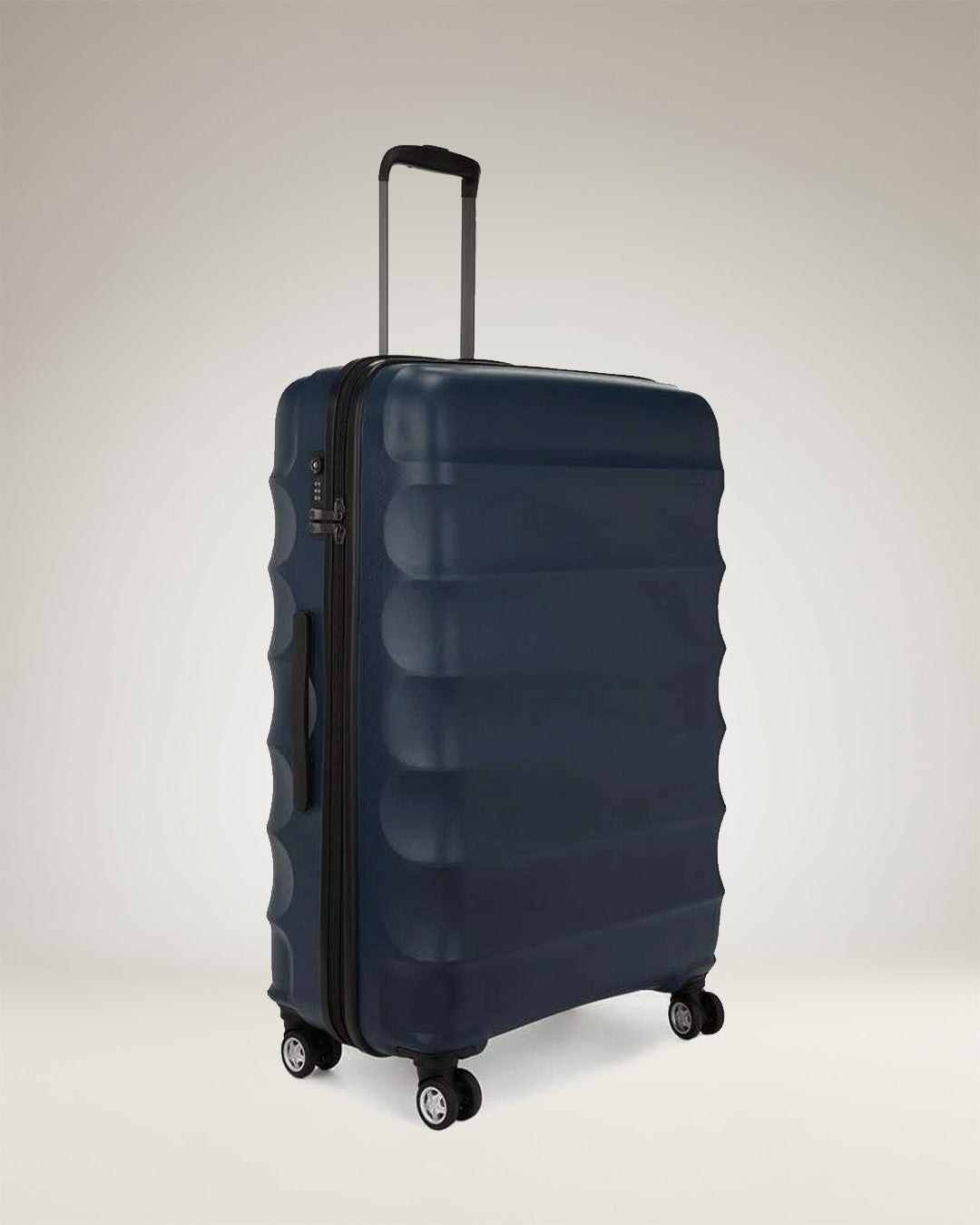 Juno Large Suitcase in Navy Lightweight Hard Shell Suitcase Antler Luggage Australia