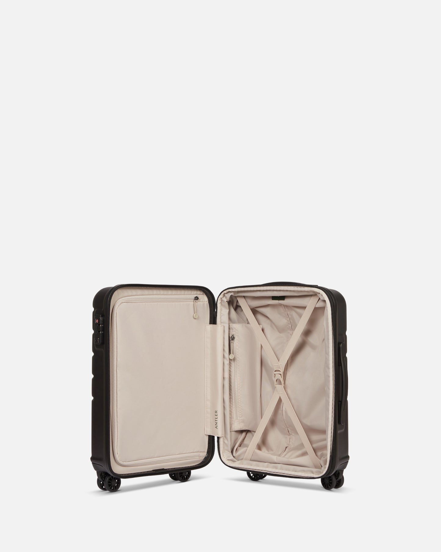 Expandable Carry-on Luggage in Black - Logo