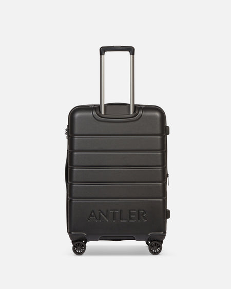 Medium Luggage in Black - Logo