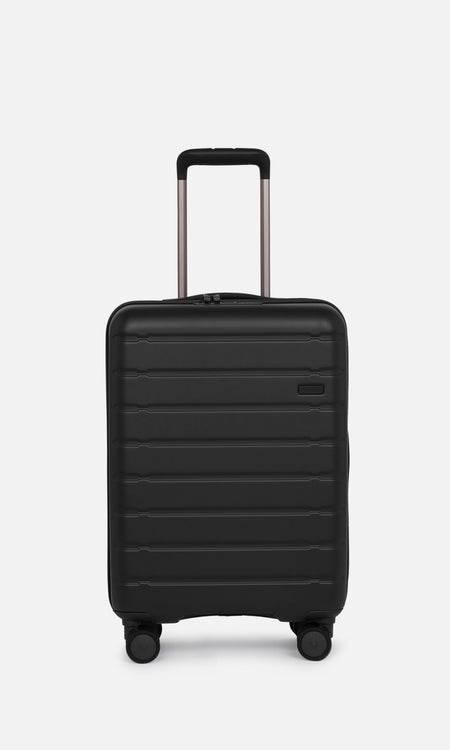 Expandable Carry-on Luggage in Midnight Black - Stamford 2.0