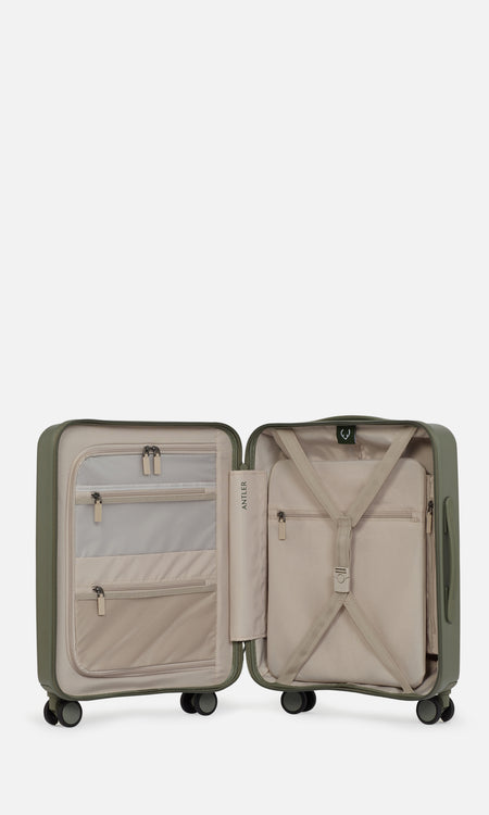 Expandable Carry-on Luggage in Field Green - Stamford 2.0