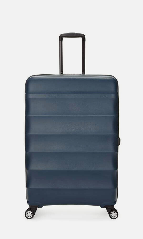 Juno Medium Suitcase in Navy Lightweight Hard Shell Suitcase Antler Luggage Australia