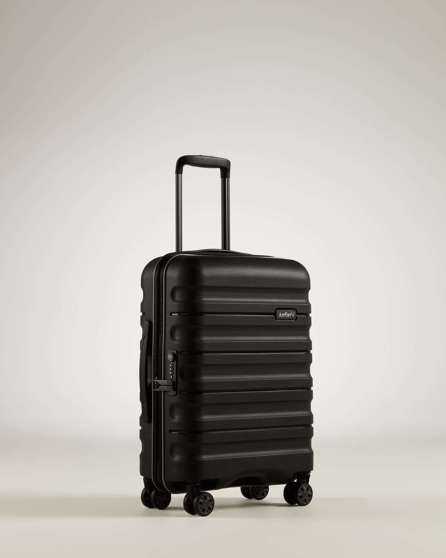 Expandable Carry-on Luggage in Black - Lincoln