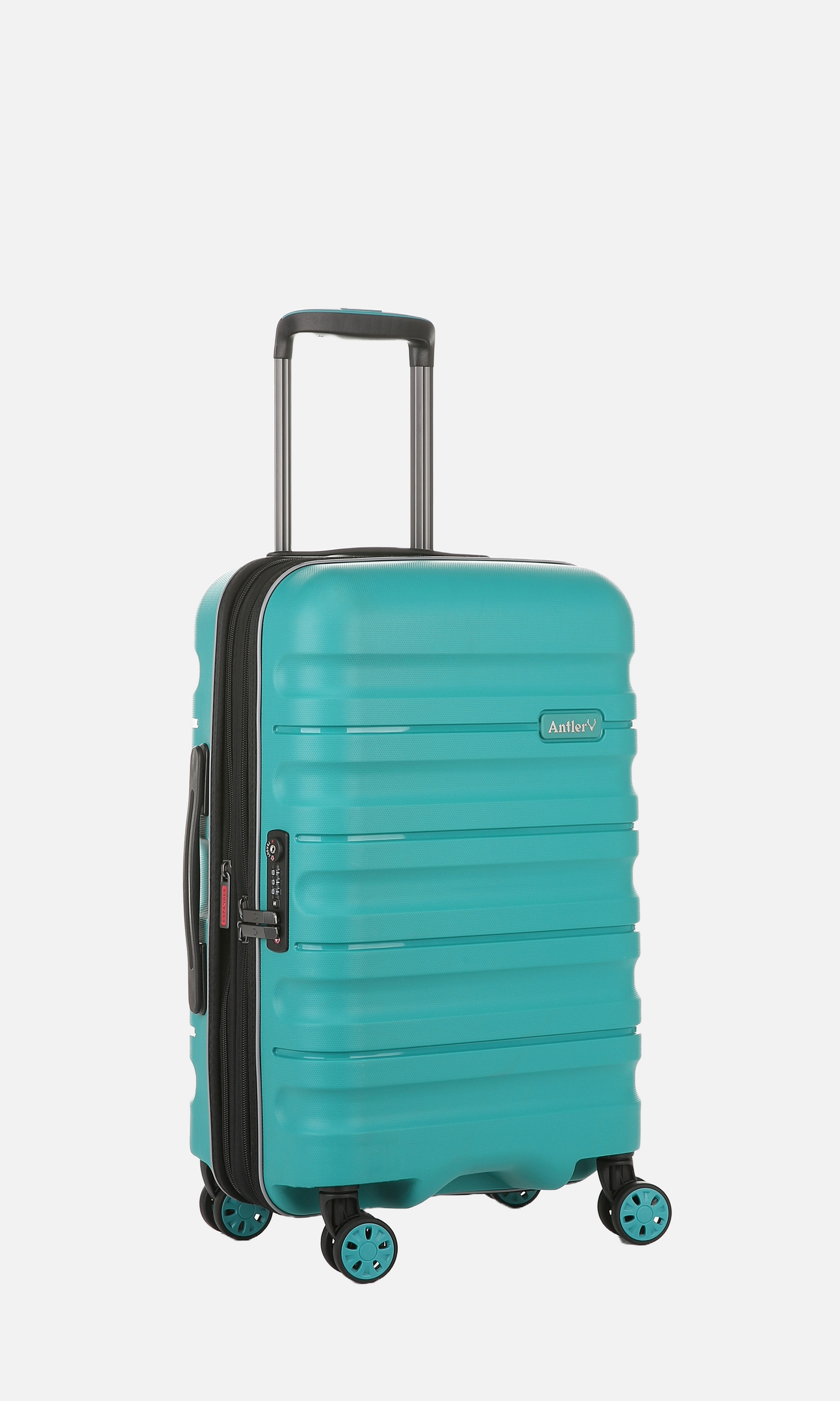 Expandable Carry-on Luggage in Teal - Lincoln