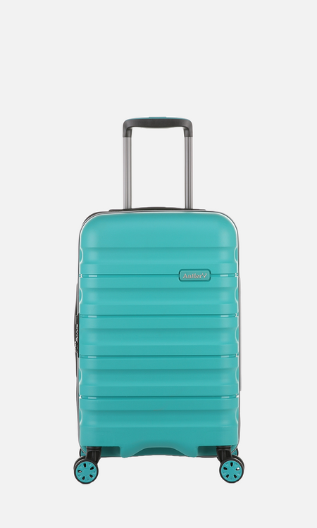 Expandable Carry-on Luggage in Teal - Lincoln