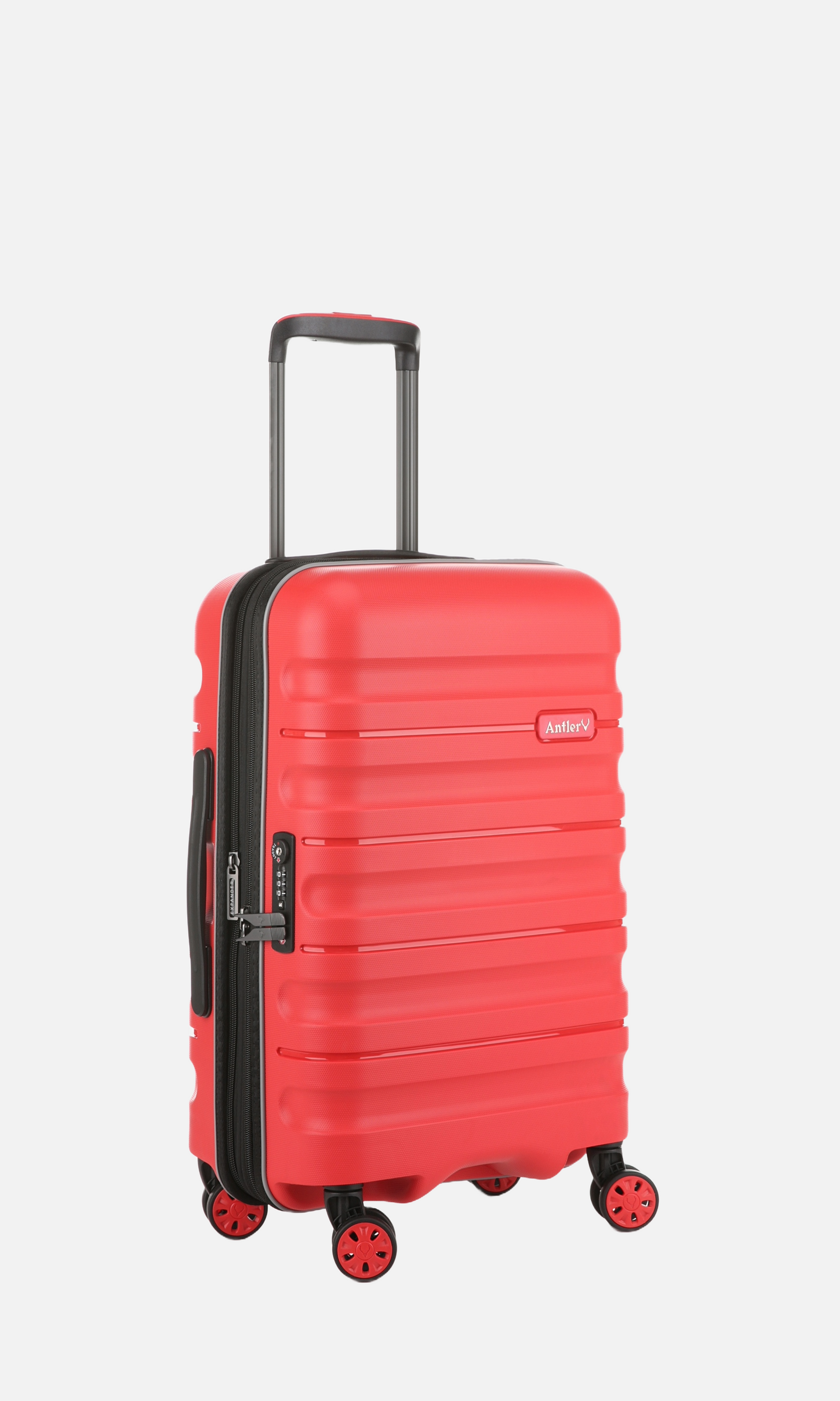 Expandable Carry-on Luggage in Red - Lincoln