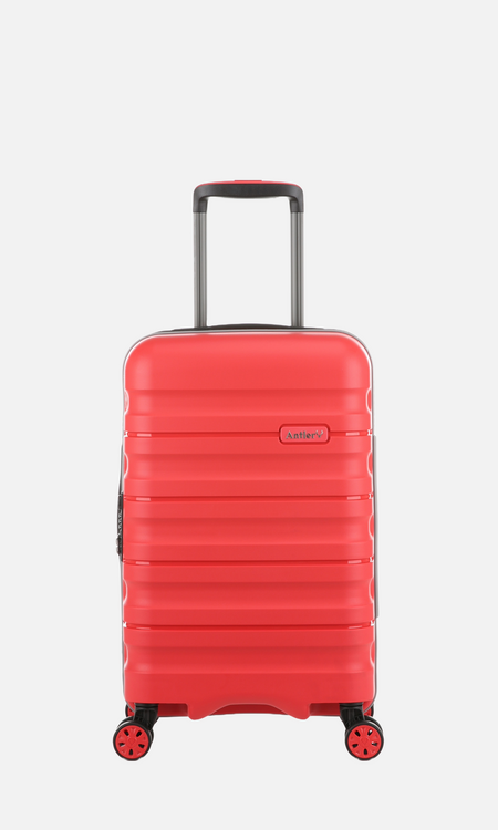 Expandable Carry-on Luggage in Red - Lincoln