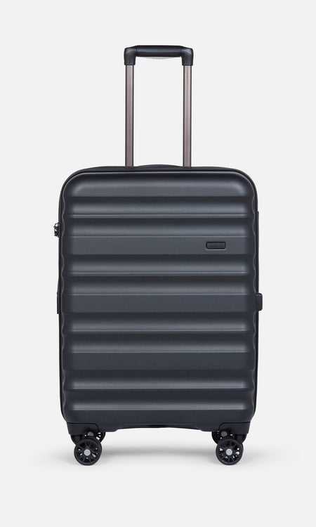 Expandable Carry-on Luggage Set in Black - Clifton