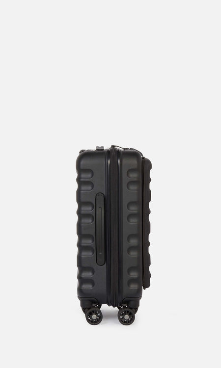 Carry-on with Pocket in Black - Clifton