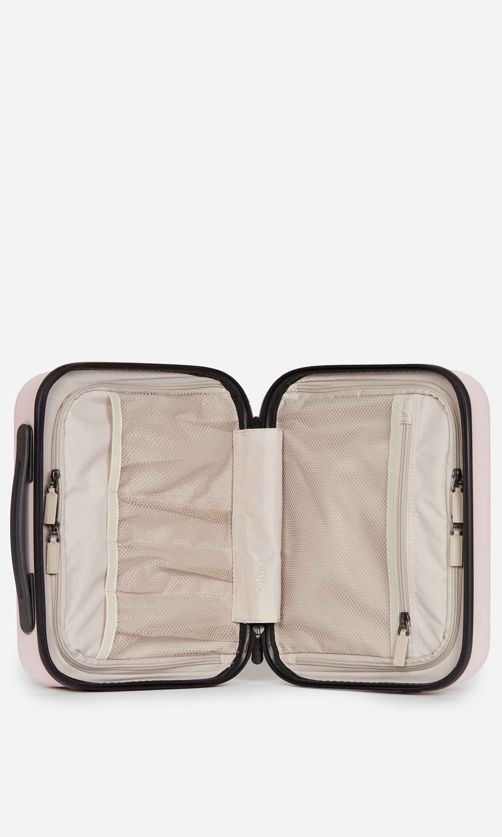 Suitcase with cheap vanity case