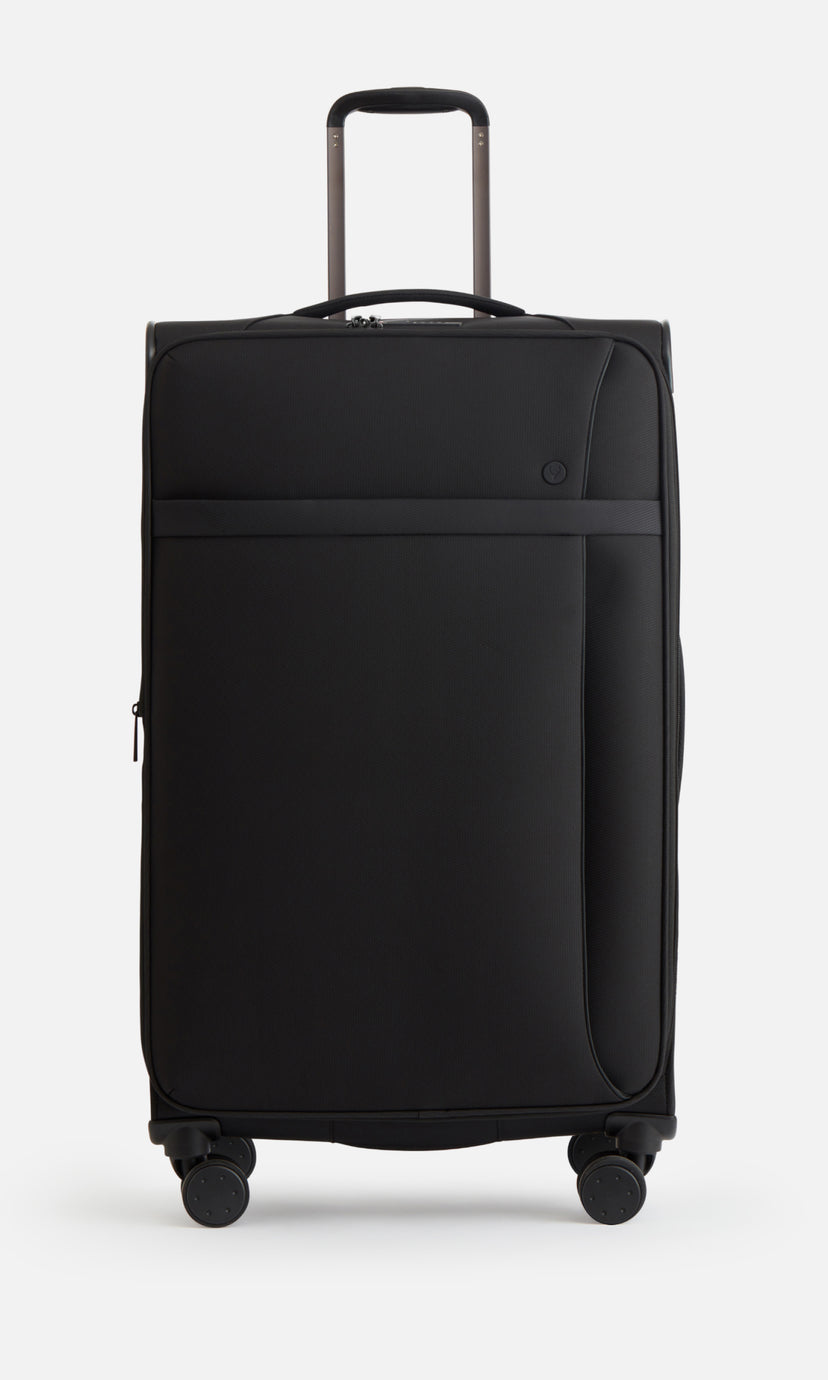 Prestwick Medium Suitcase Black | Soft Shell Suitcase | Antler AU ...